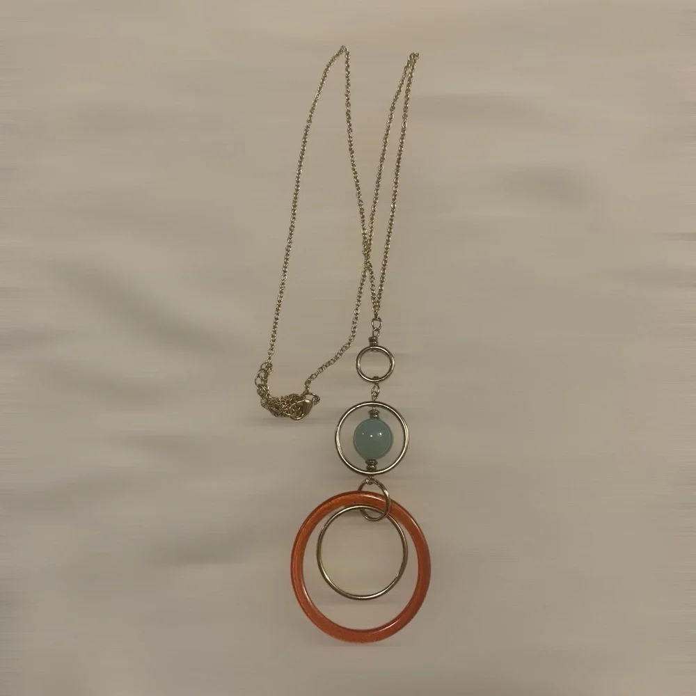 Elegant Vibrant Colors Crystal Pendant Necklace & Earrings Set of 4
